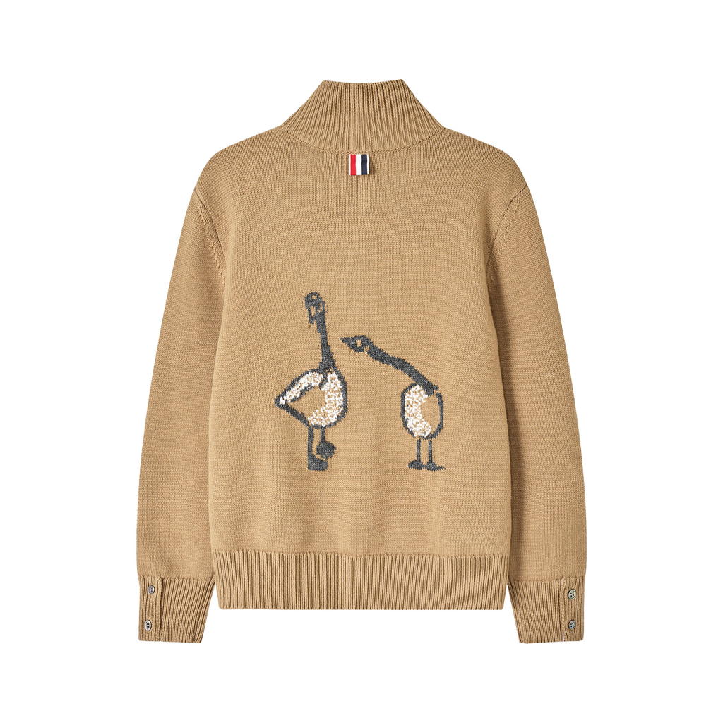 2025SS Feather intarsia sweater????¡§¡è?¡§¡è??¡§o?  TREND