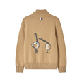 2025SS Feather intarsia sweater????¡§¡è?¡§¡è??¡§o?  TREND