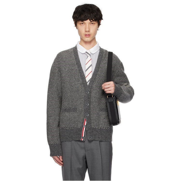 2025SS Snowflake Chunky Knit Cardigan  TREND