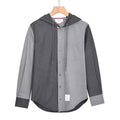 2025SS color-block hooded shirt  TREND