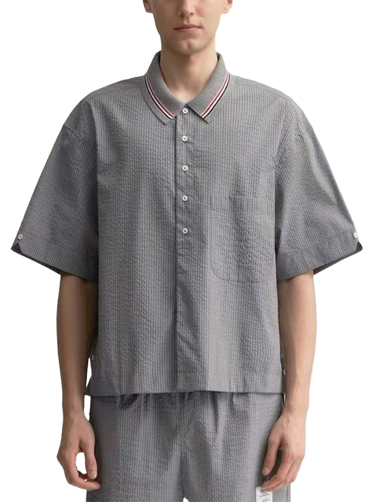 Placket ribbon shirt????¨¤?¨¤??¨º?  TREND