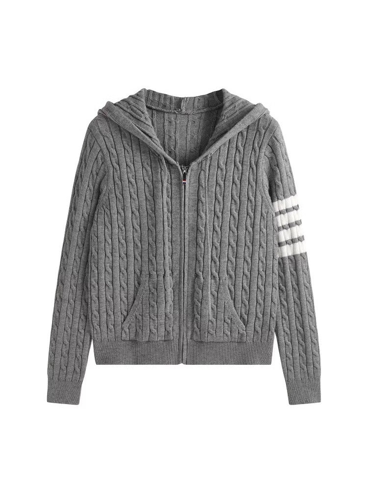 Ribbon knitted cardigan????????  TREND