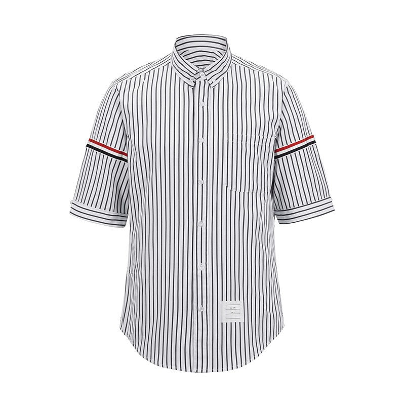 Unisex Pocket Webbing Short Sleeve Shirt????????  TREND