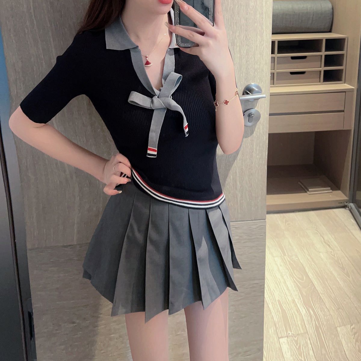 Women Short-sleeved polo shirt  TREND
