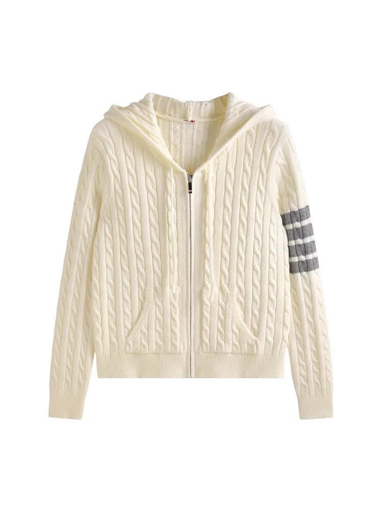  Ribbon knitted cardigan????????  TREND