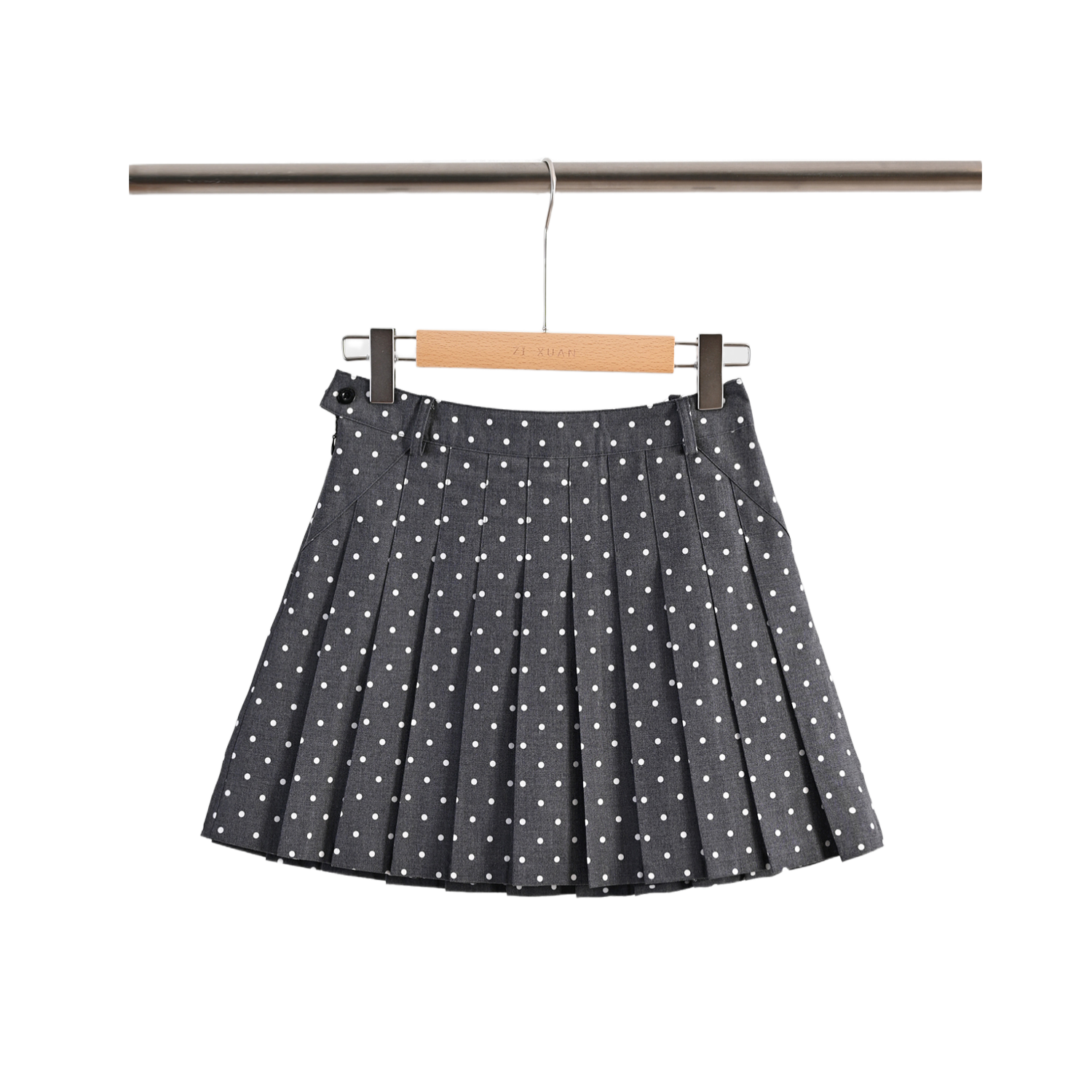 Polka dot high-waisted skirt  TREND