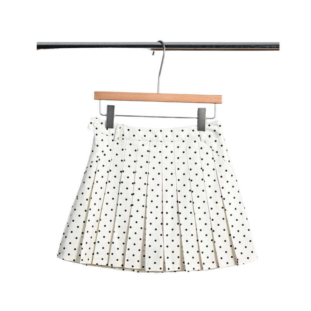 Polka dot high-waisted skirt  TREND