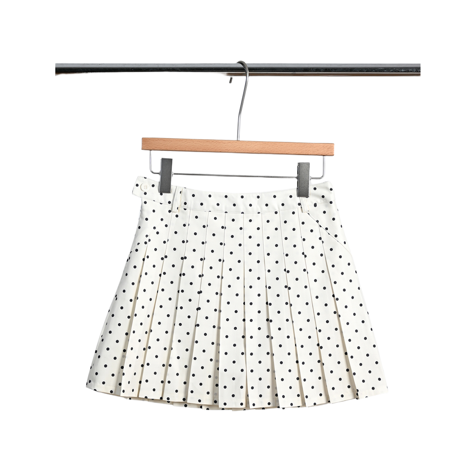 Polka dot high-waisted skirt  TREND