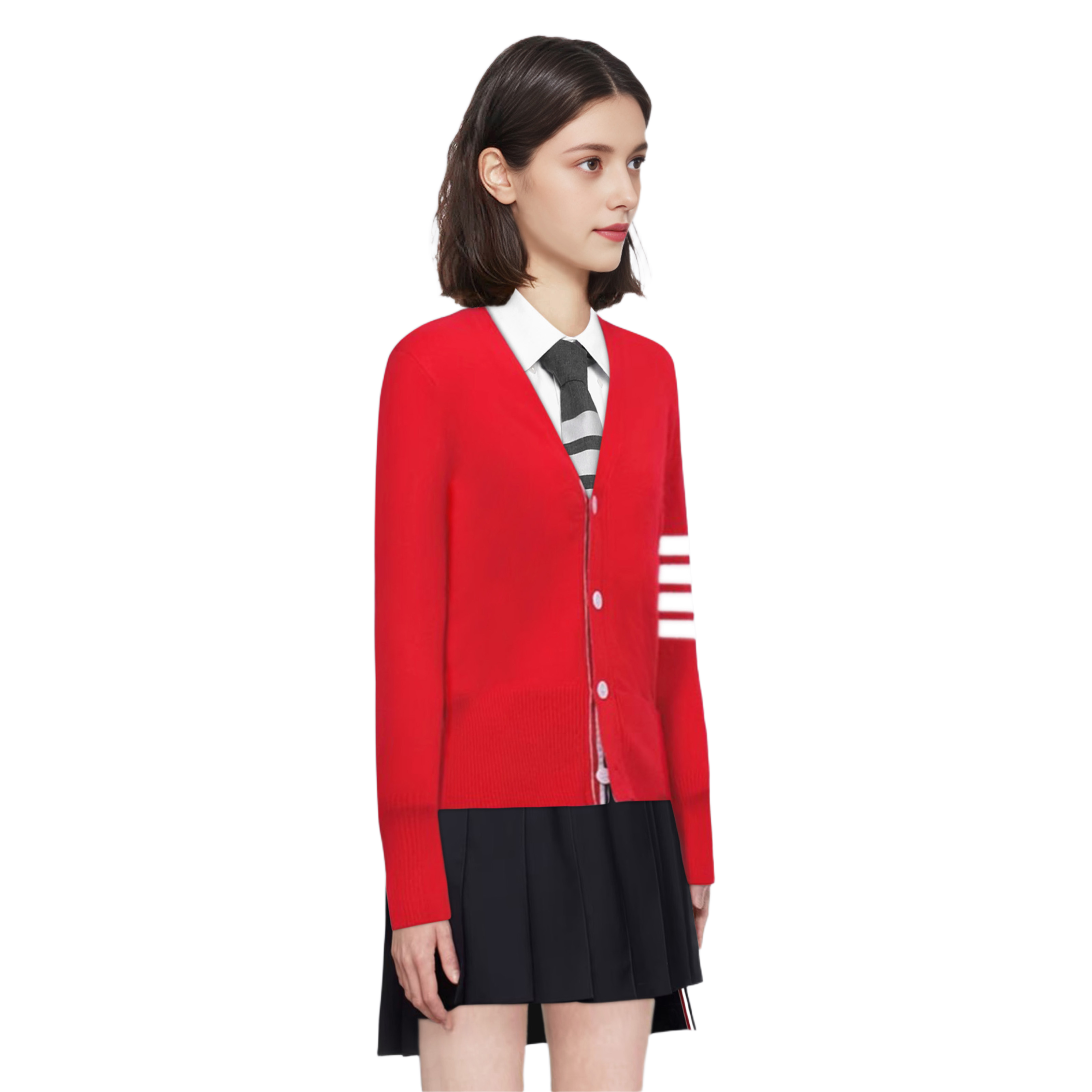 Womens V-neck sweater jacket  TREND