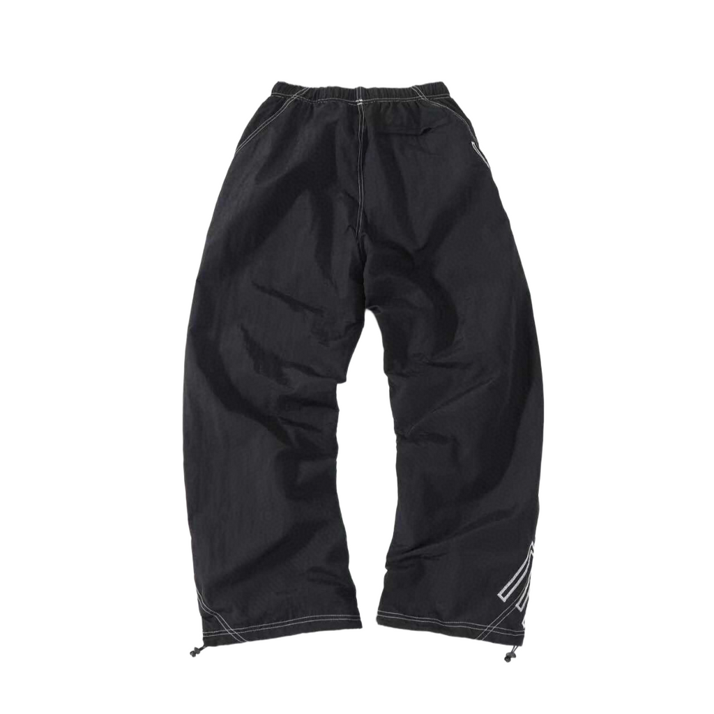 Patchwork Embroidered Knit Sweatpants