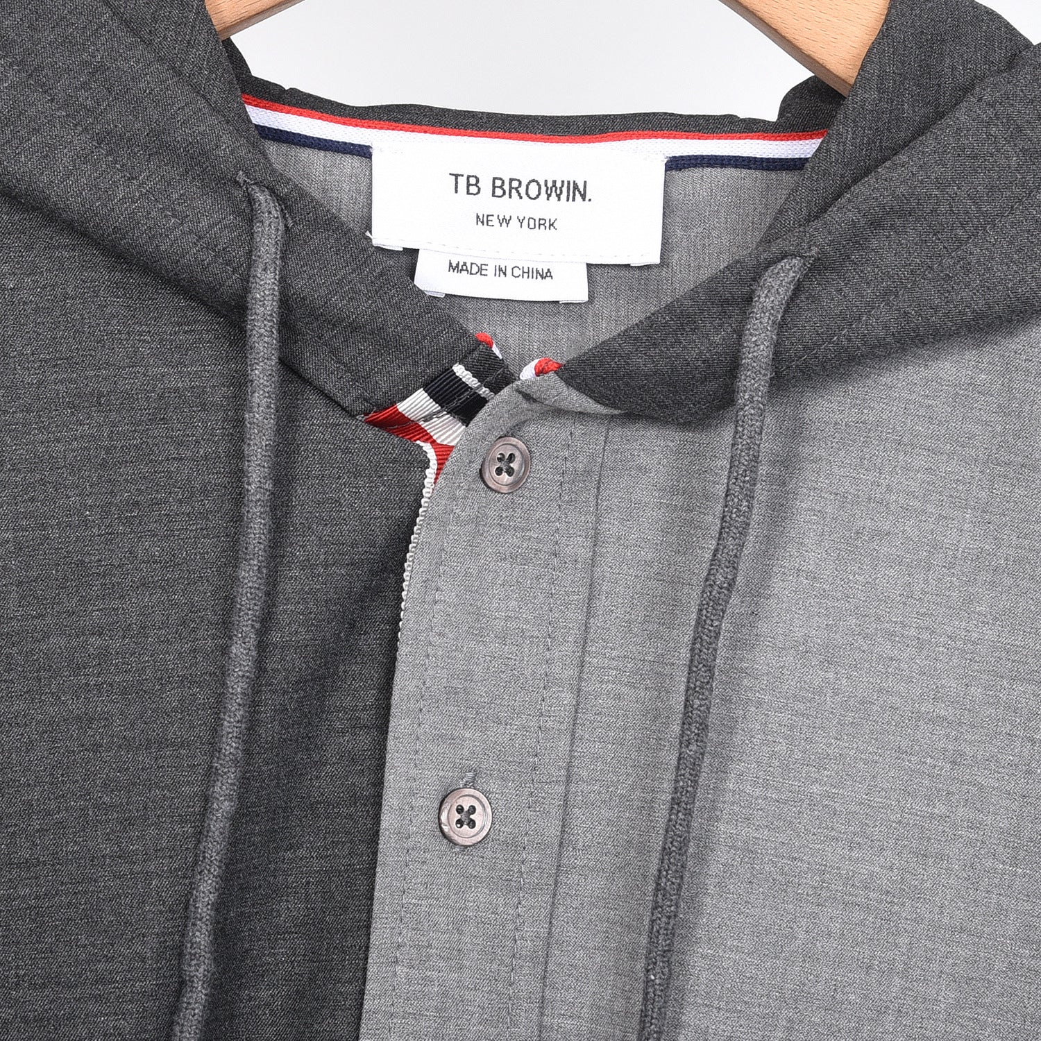 2025SS color-block hooded shirt  TREND