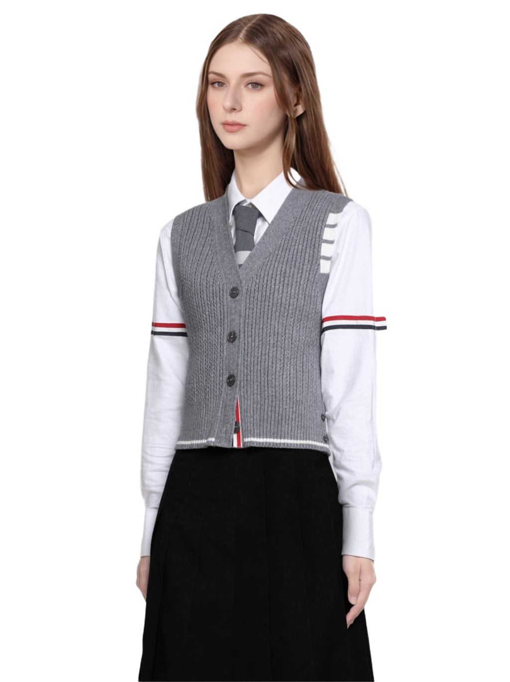  Ribbon knitted cardigan????????  TREND