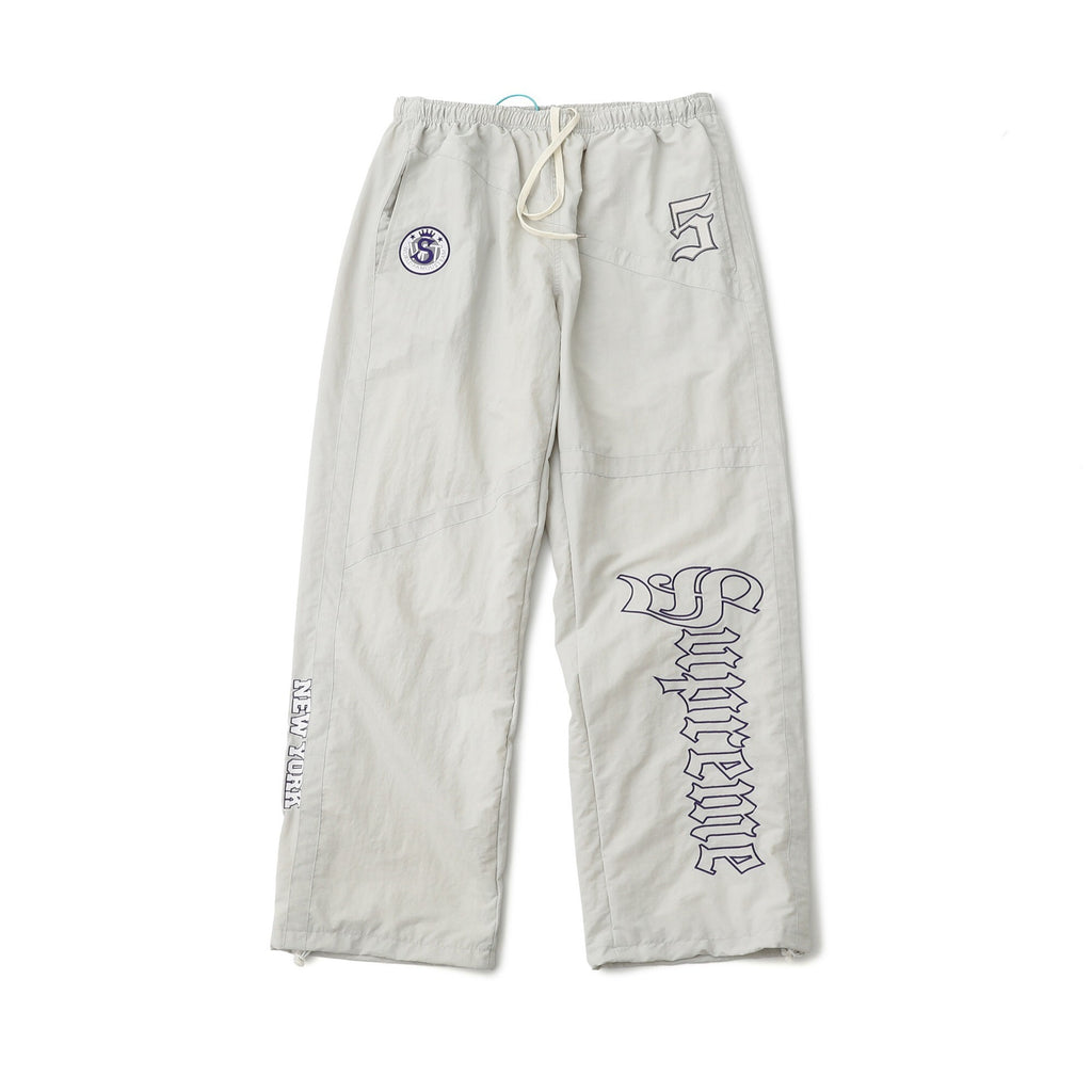 Logo Appliqué American-Style Pants