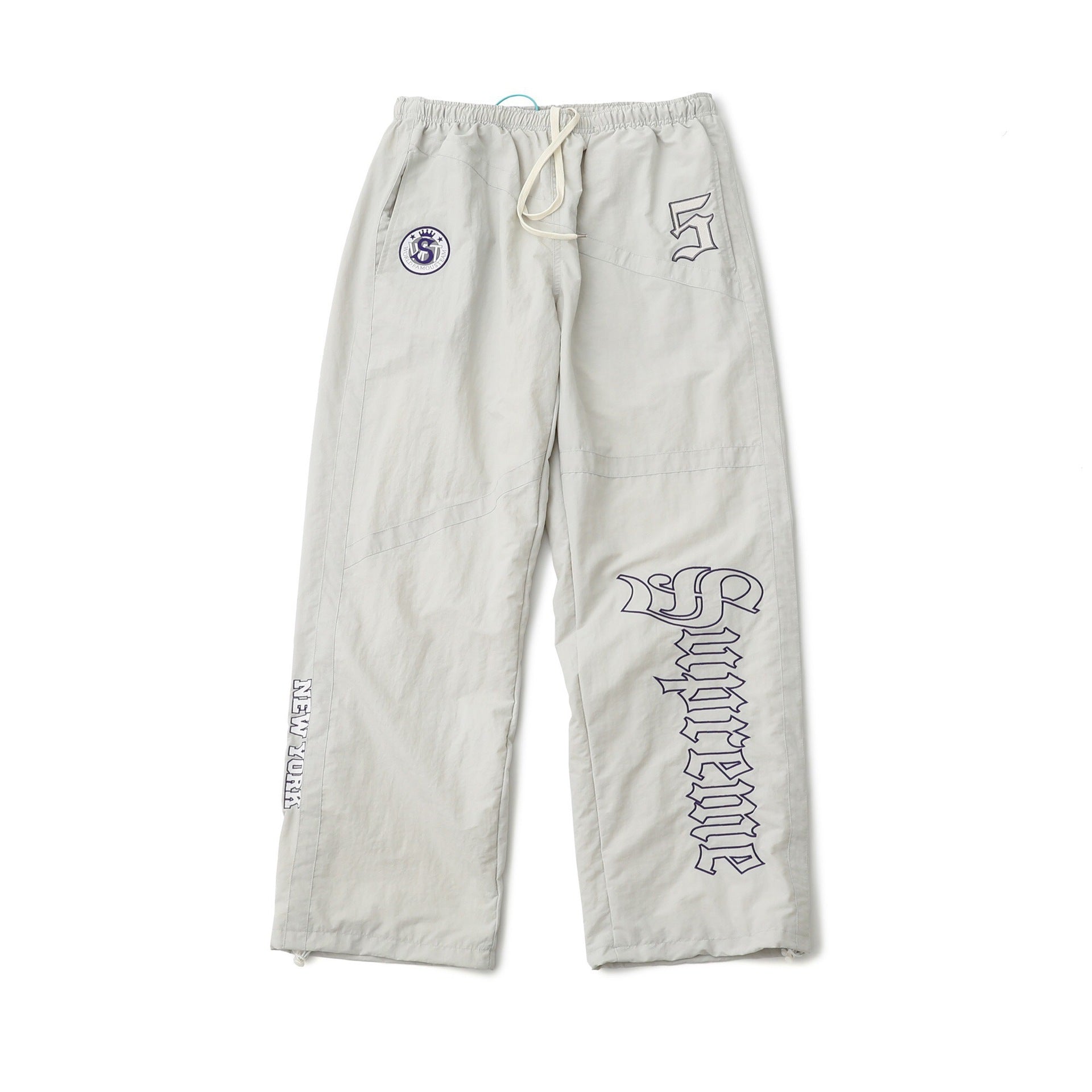 Logo Appliqué American-Style Pants