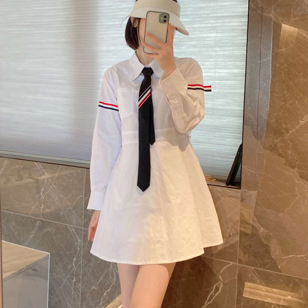 THOM  Four stripes long sleeve shirt¡ꡧ?¡ä??? THOM TREND
