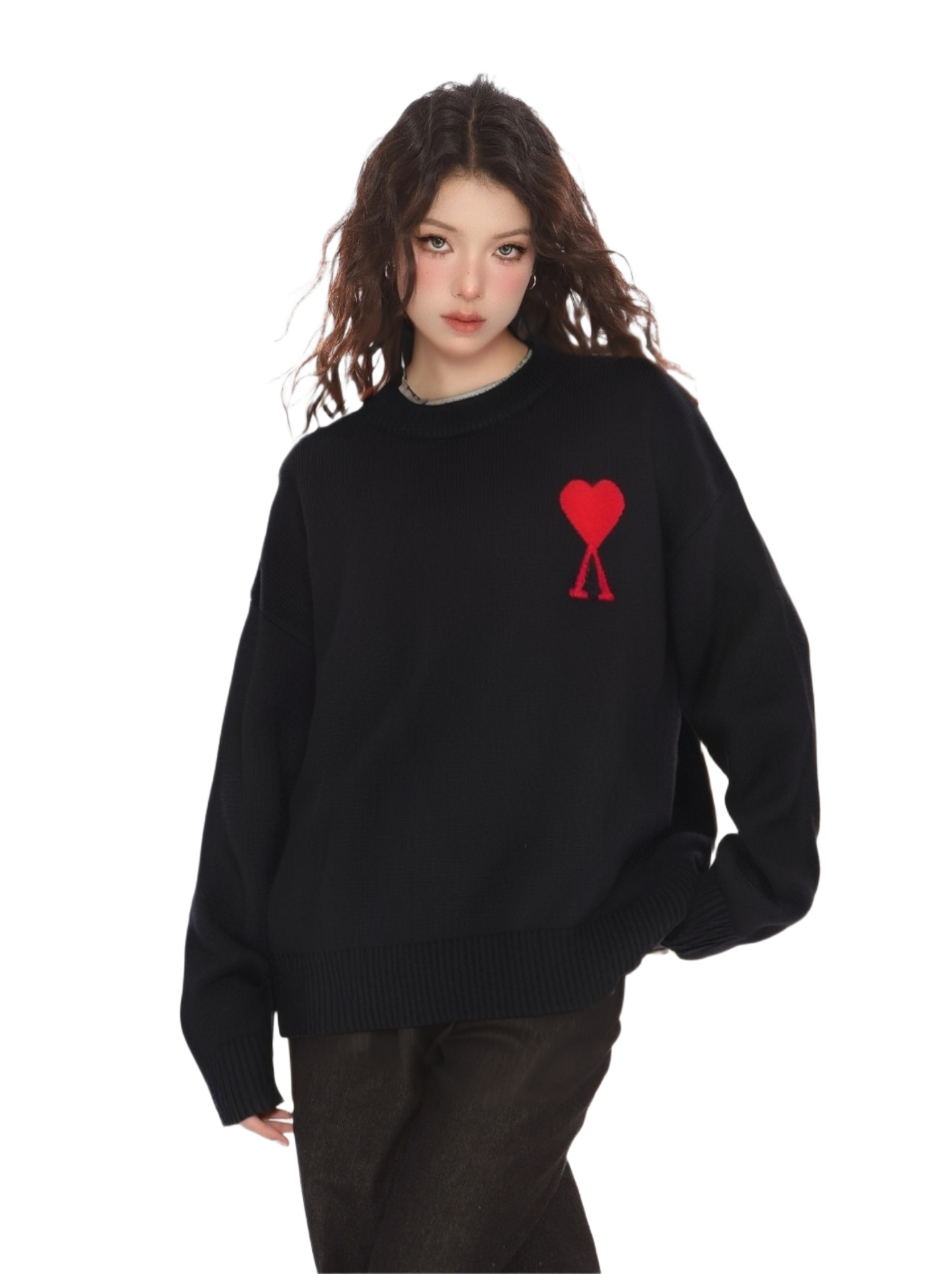 Unisex Heart-Shaped Sweater  TREND