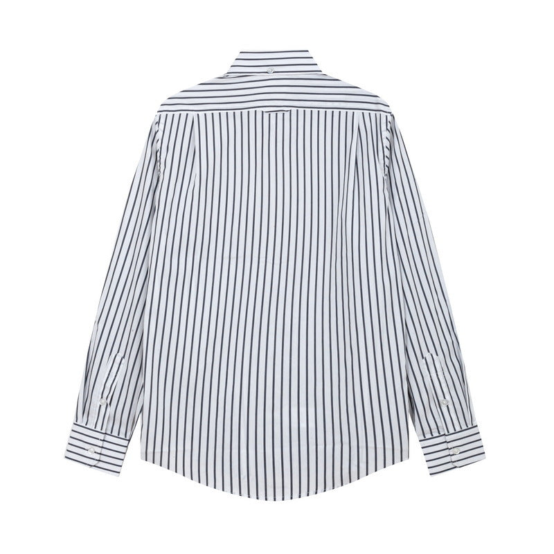 Blue and white patchwork shirt????¨¤?¨¤??¨º?  TREND