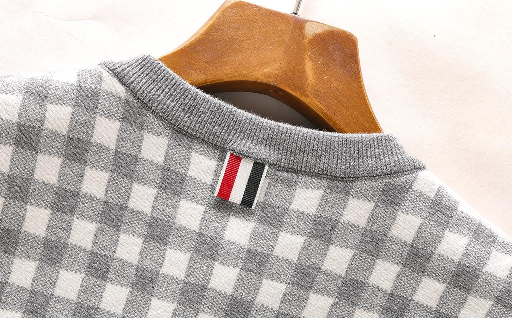 2025SS  Wool plaid cardigan  TREND