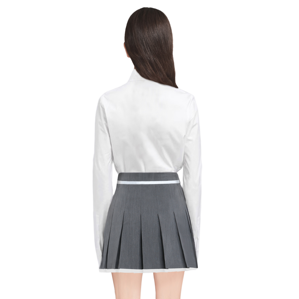  Drawstring pleated skirt  TREND