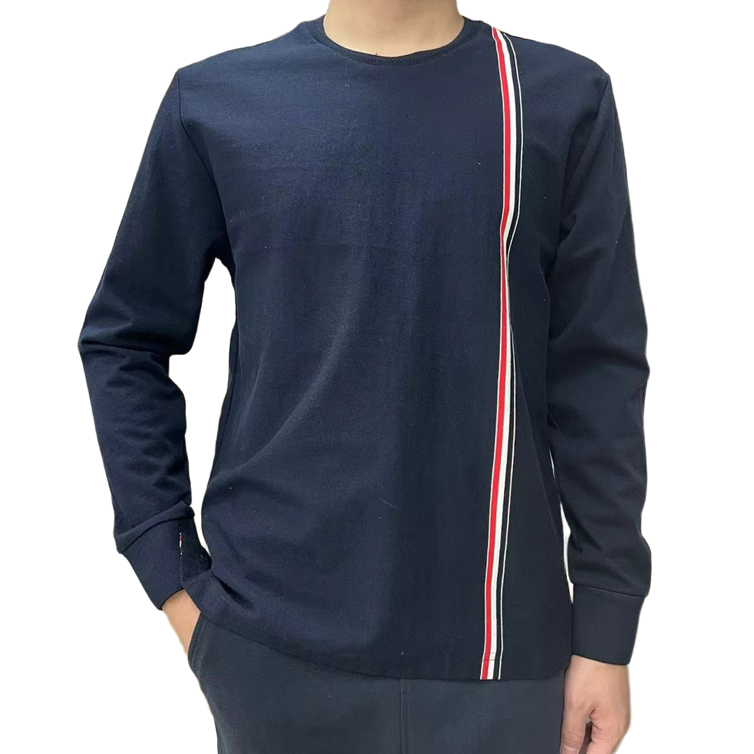 2025SS  vertical striped long-sleeved T-shirt  TREND