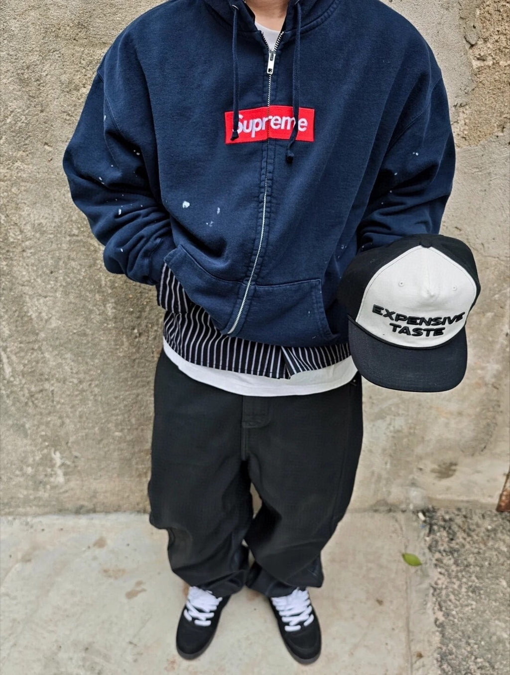 Ink Splash Zip Hoodie
