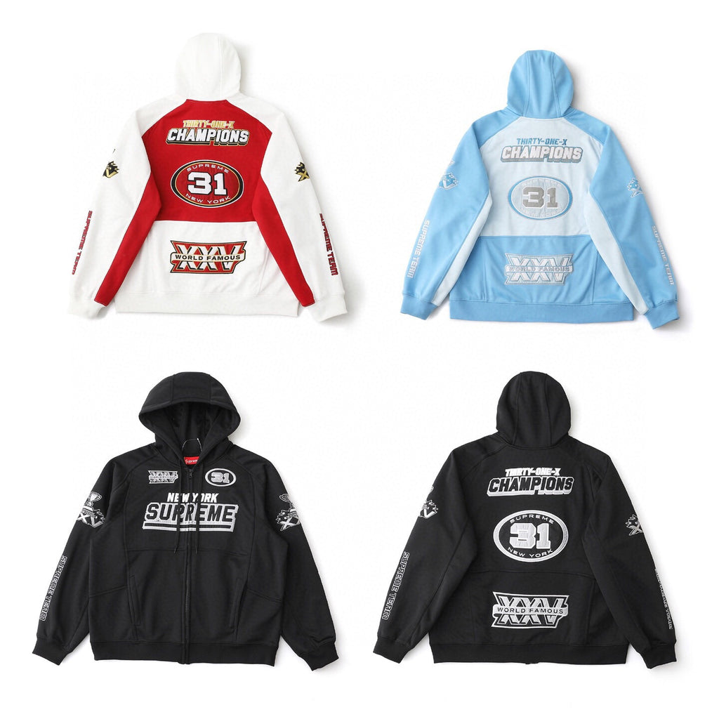 Twill Appliqué Embroidered Hoodie