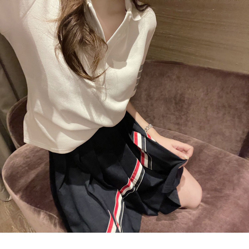 THOM  Four stripes long sleeve shirt¡ꡧ?¡ä??? THOM TREND