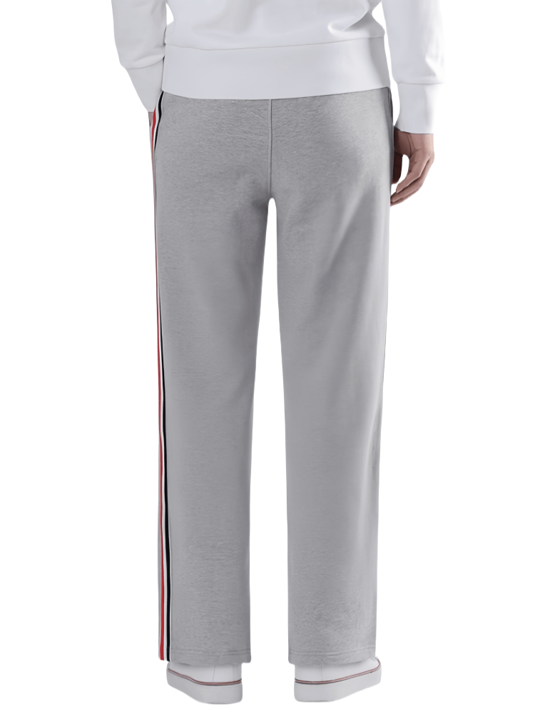Unisex side webbing loose straight trousers  TREND