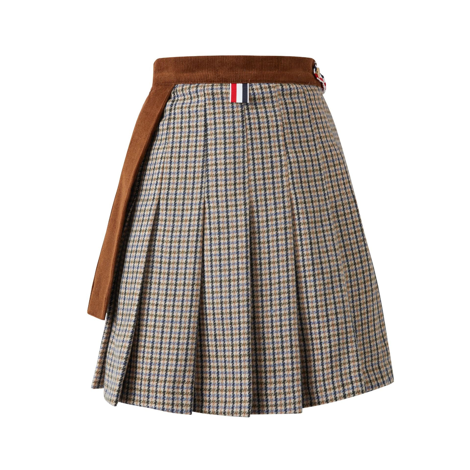 2025SS Contrast color plaid skirt  TREND