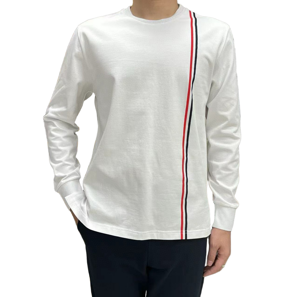 2025SS  vertical striped long-sleeved T-shirt  TREND