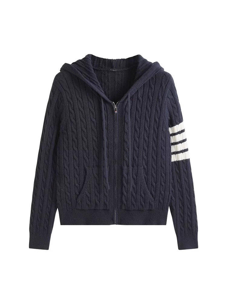  Ribbon knitted cardigan????????  TREND