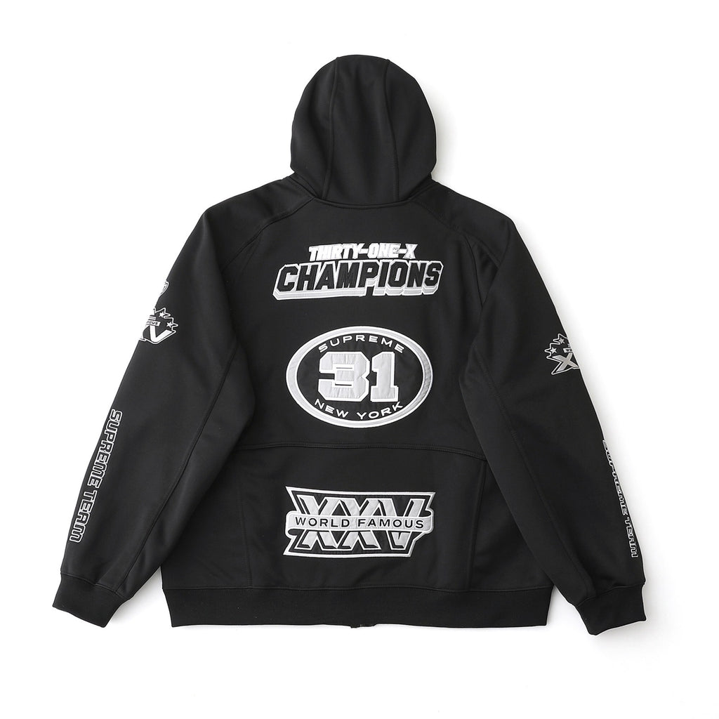 Twill Appliqué Embroidered Hoodie