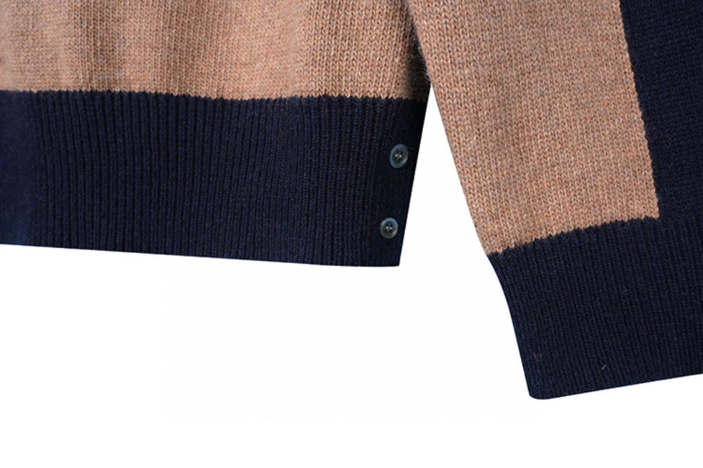 Unisex collared knit sweater  TREND