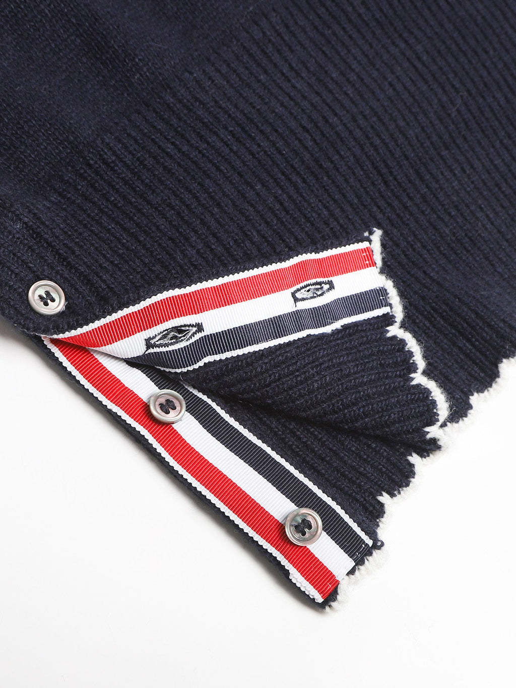 2026SS Men's Four-Stripe Crew Neck Knit Sweater