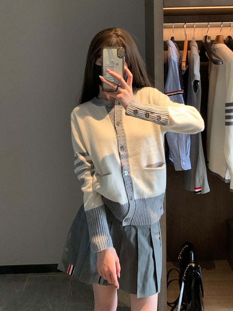 2025S Womens perforated jacket with placket  TREND