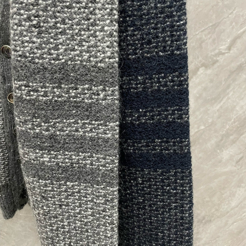 2025SS Snowflake Chunky Knit Cardigan  TREND