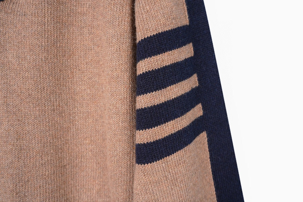 Unisex collared knit sweater  TREND