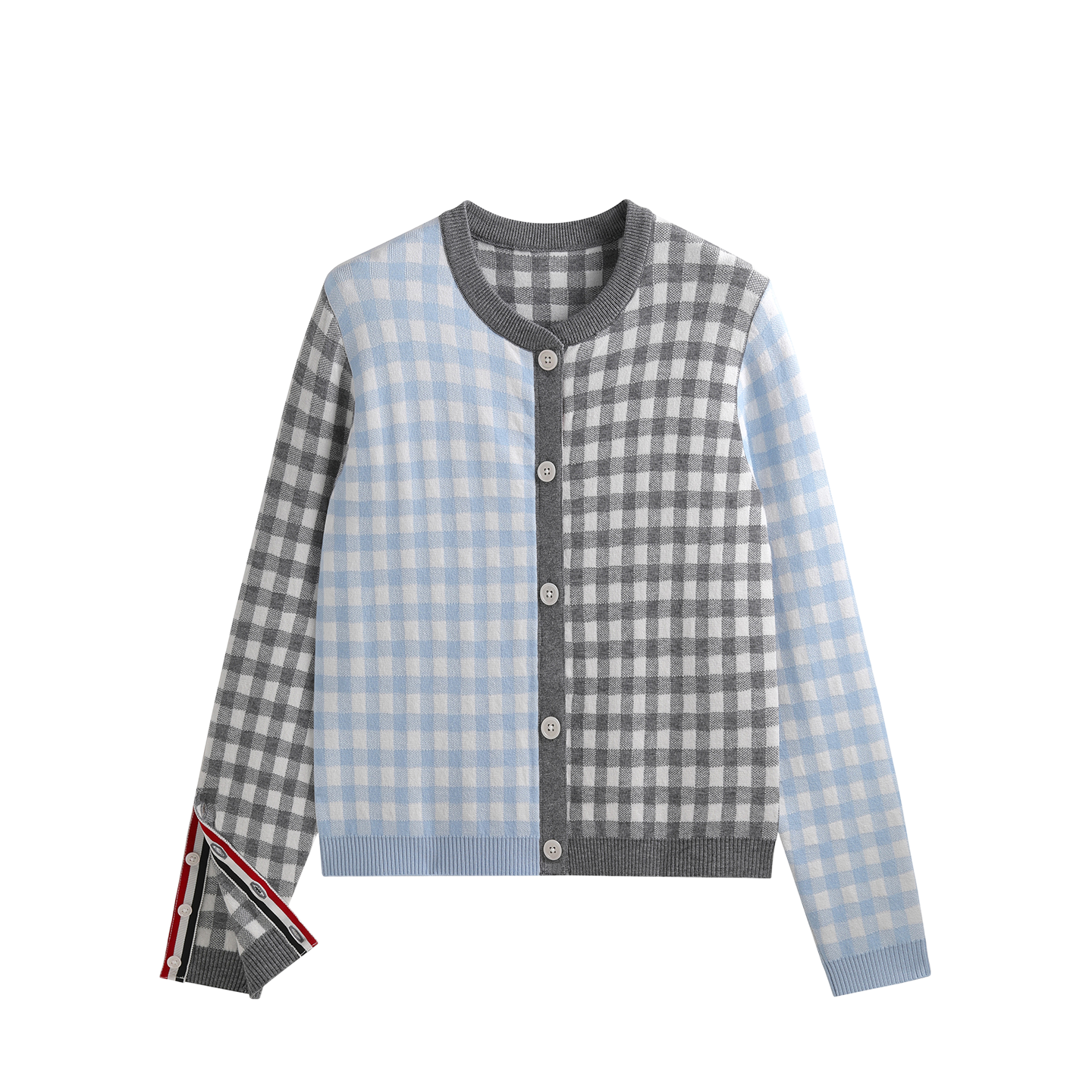 2025SS  Wool plaid cardigan  TREND