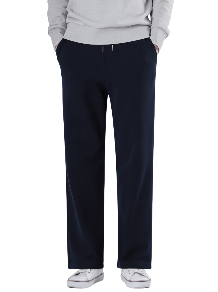 Unisex side webbing loose straight trousers  TREND