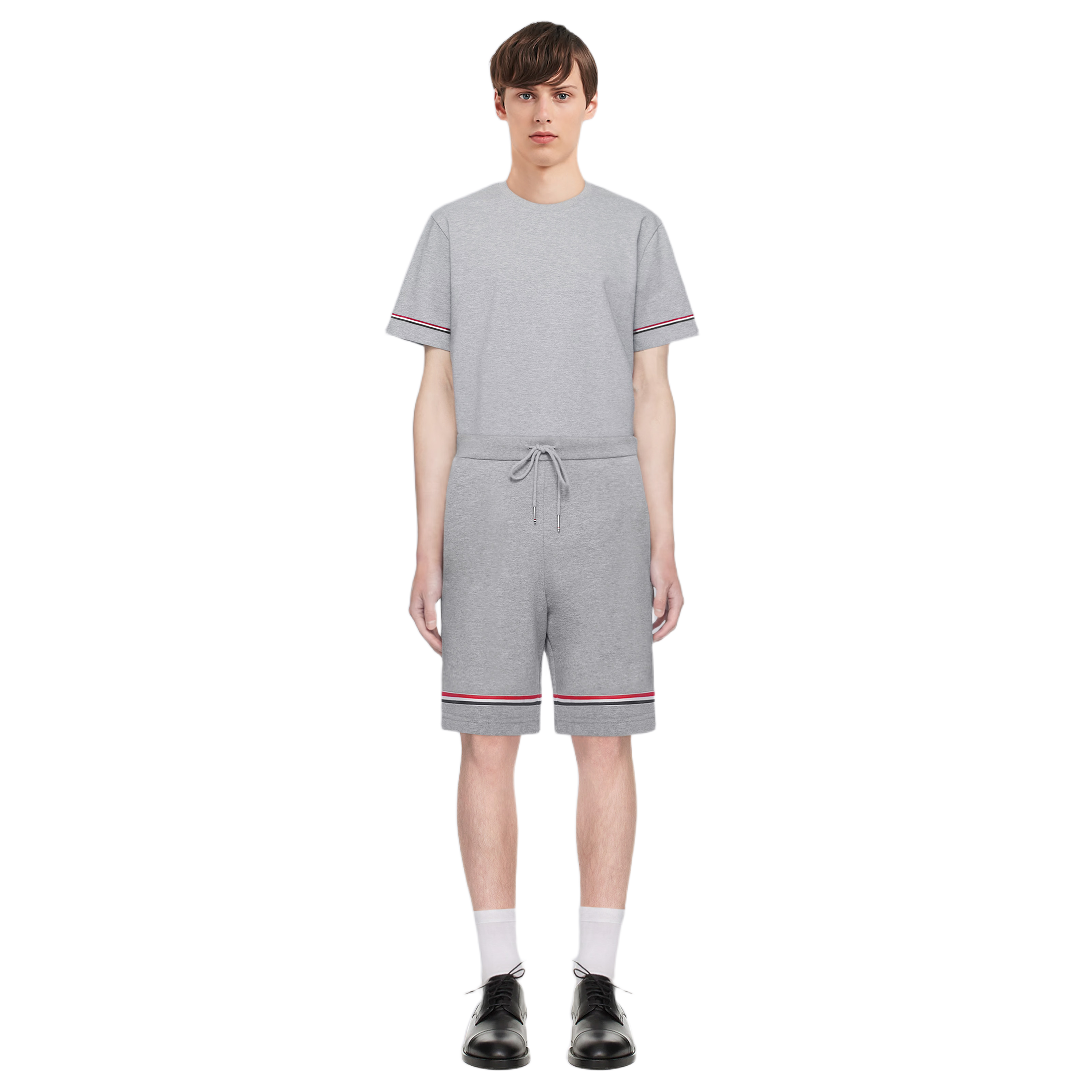 White side four bar shorts????¡§¡è?¡§¡è??¡§o?  TREND