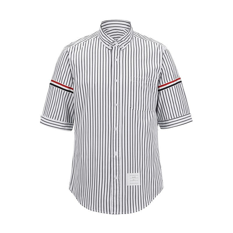 Unisex Pocket Webbing Short Sleeve Shirt????????  TREND