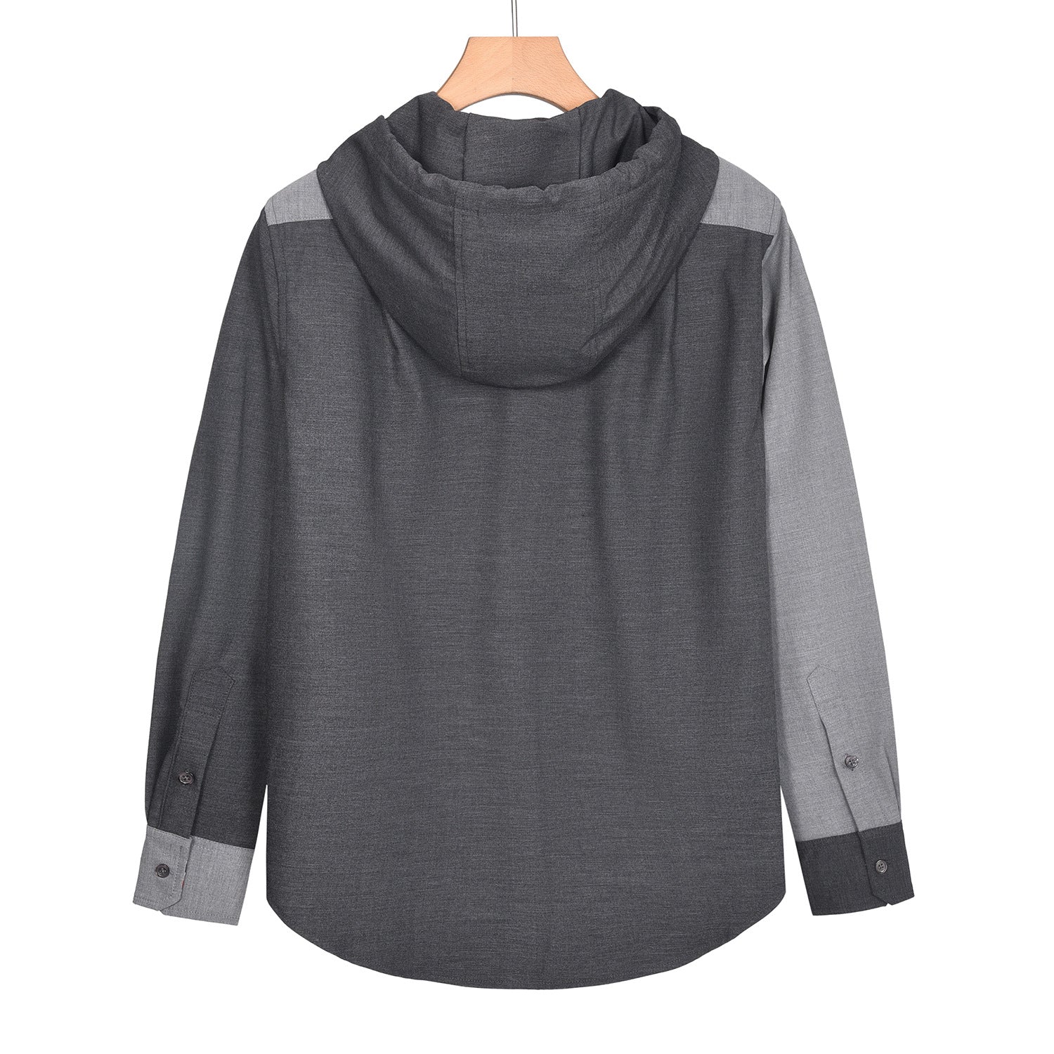 2025SS color-block hooded shirt  TREND