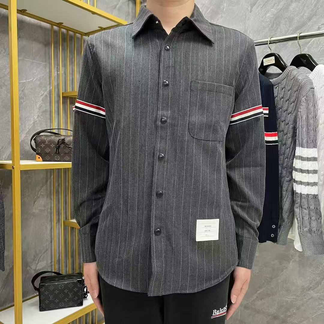 2025SSS striped long-sleeved shirt  TREND
