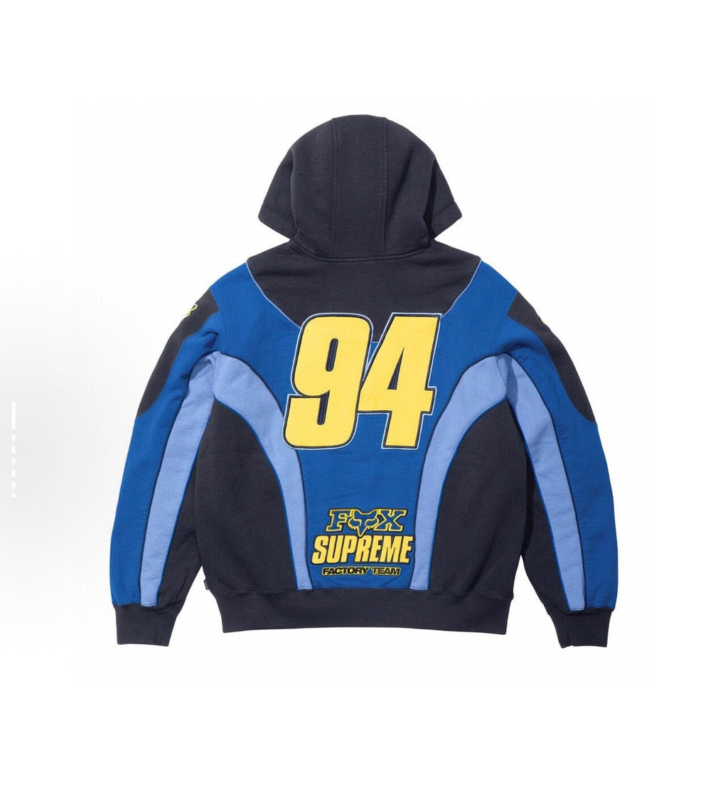 Graphic Print Zip-Up Hoodie