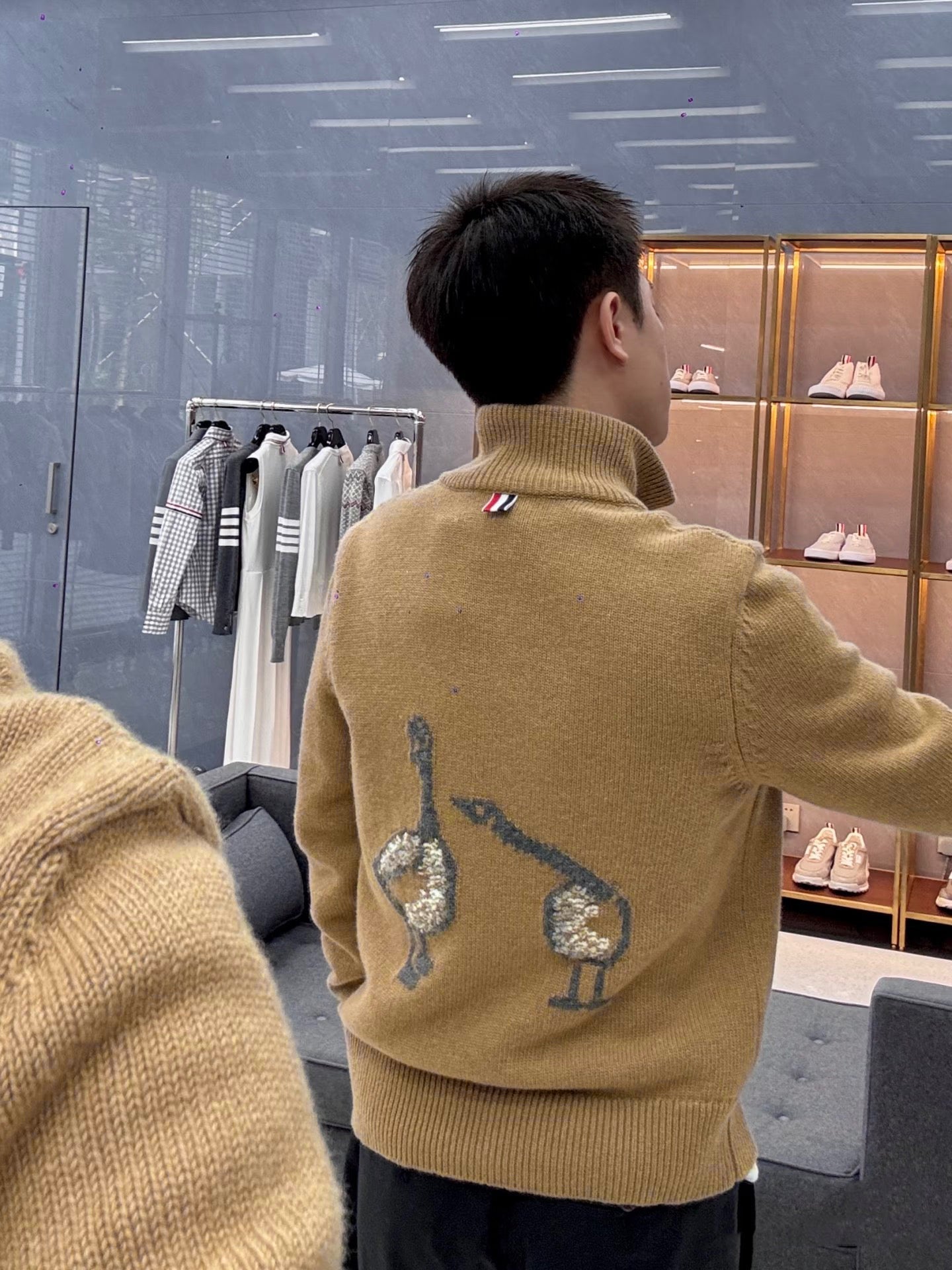 2025SS Feather intarsia sweater????¡§¡è?¡§¡è??¡§o?  TREND