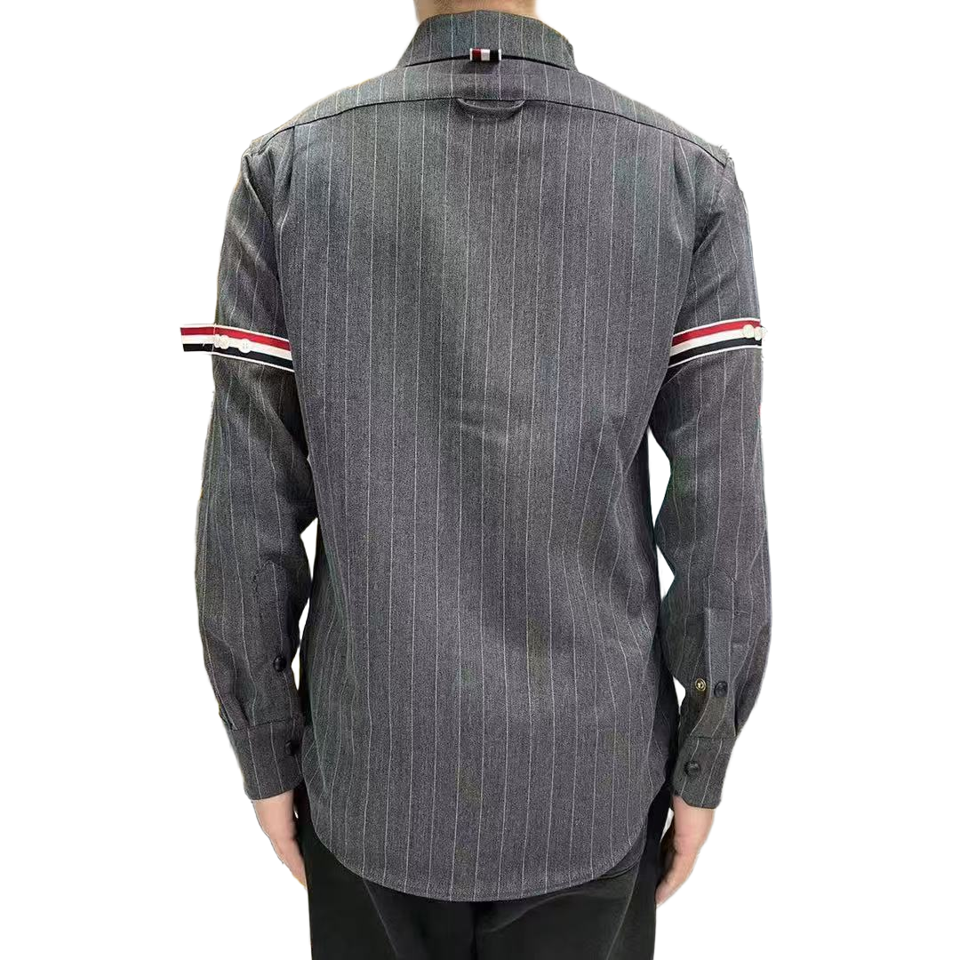2025SSS striped long-sleeved shirt  TREND