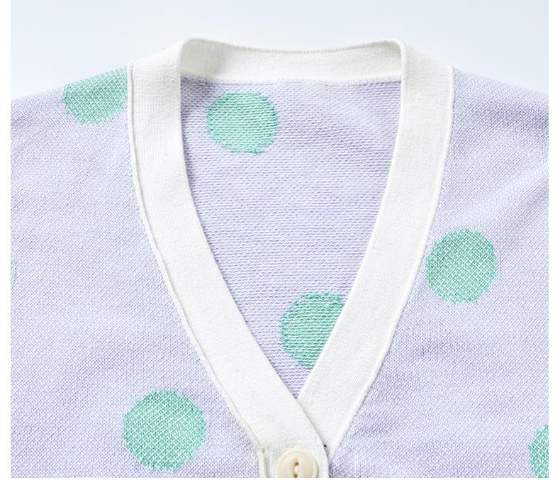 Four-Stripe Pink V-Neck Cardigan????¨¤?¨¤??¨º?  TREND