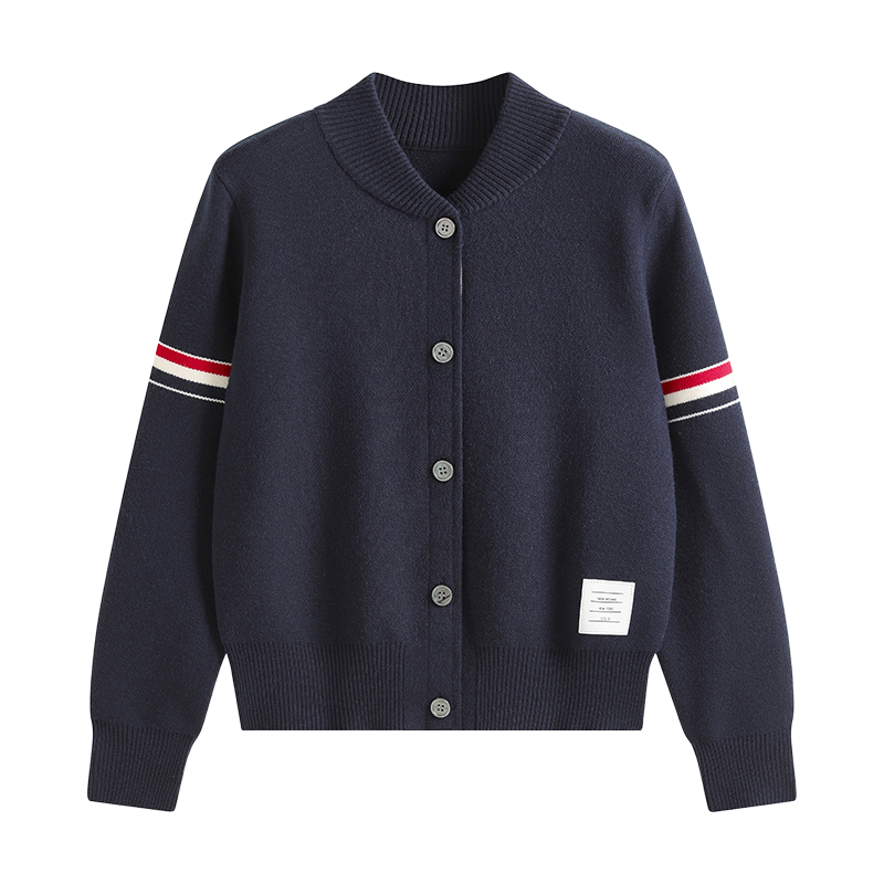 2025SS Double-stitched knitted cardigan  TREND