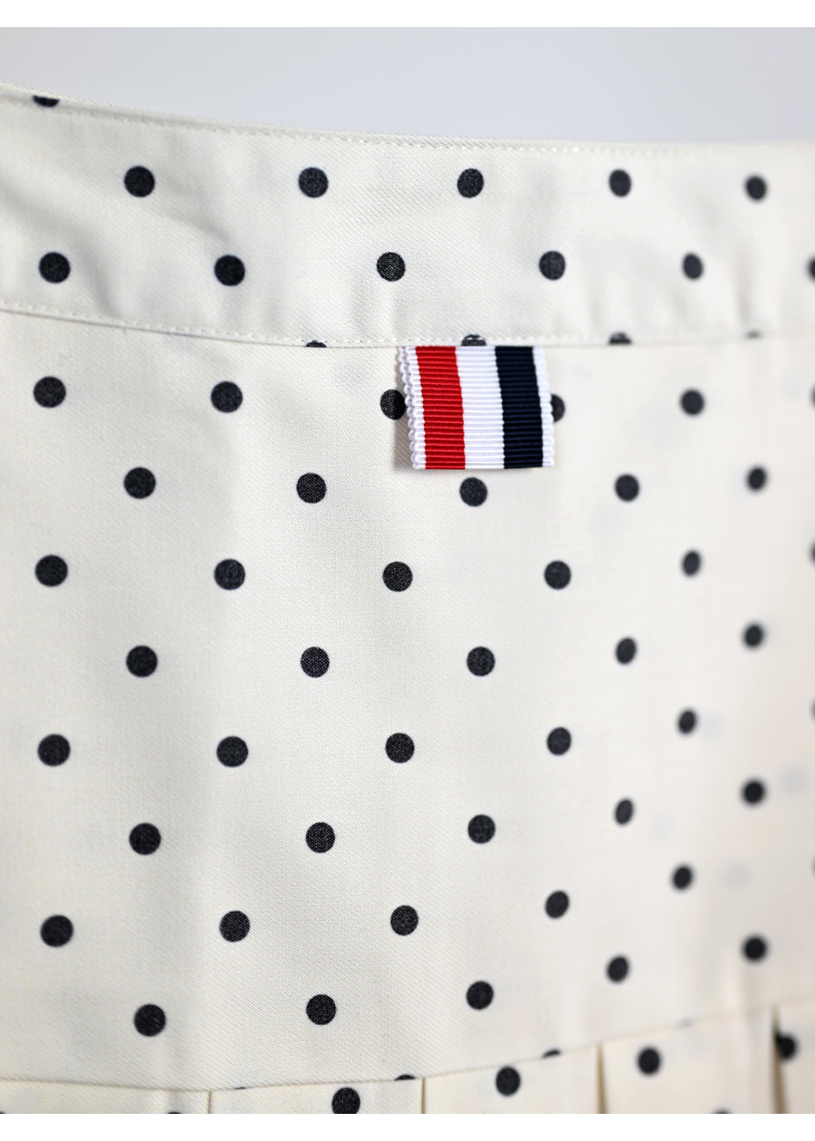 Polka dot high-waisted skirt  TREND