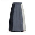  Womens three-color pleated skirt????????  TREND